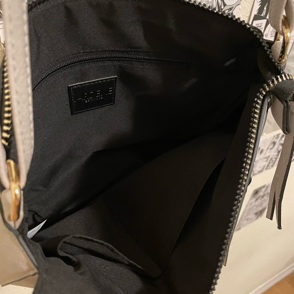 High Fashion Solid Grey Vintage Handbag Cross-Shoulder Bag Multiple Pockets - Picture 4 of 5